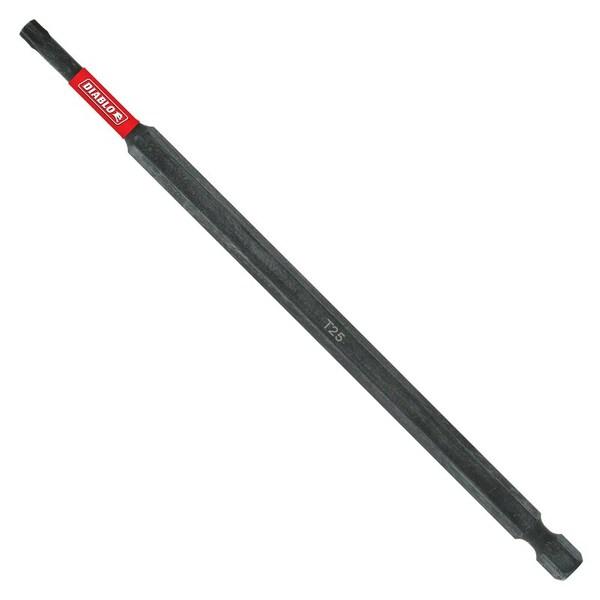 Diablo Diablo Torx No 25 X 6 in. L Driver Bit Black Oxide 1 pc DT256P1 - main